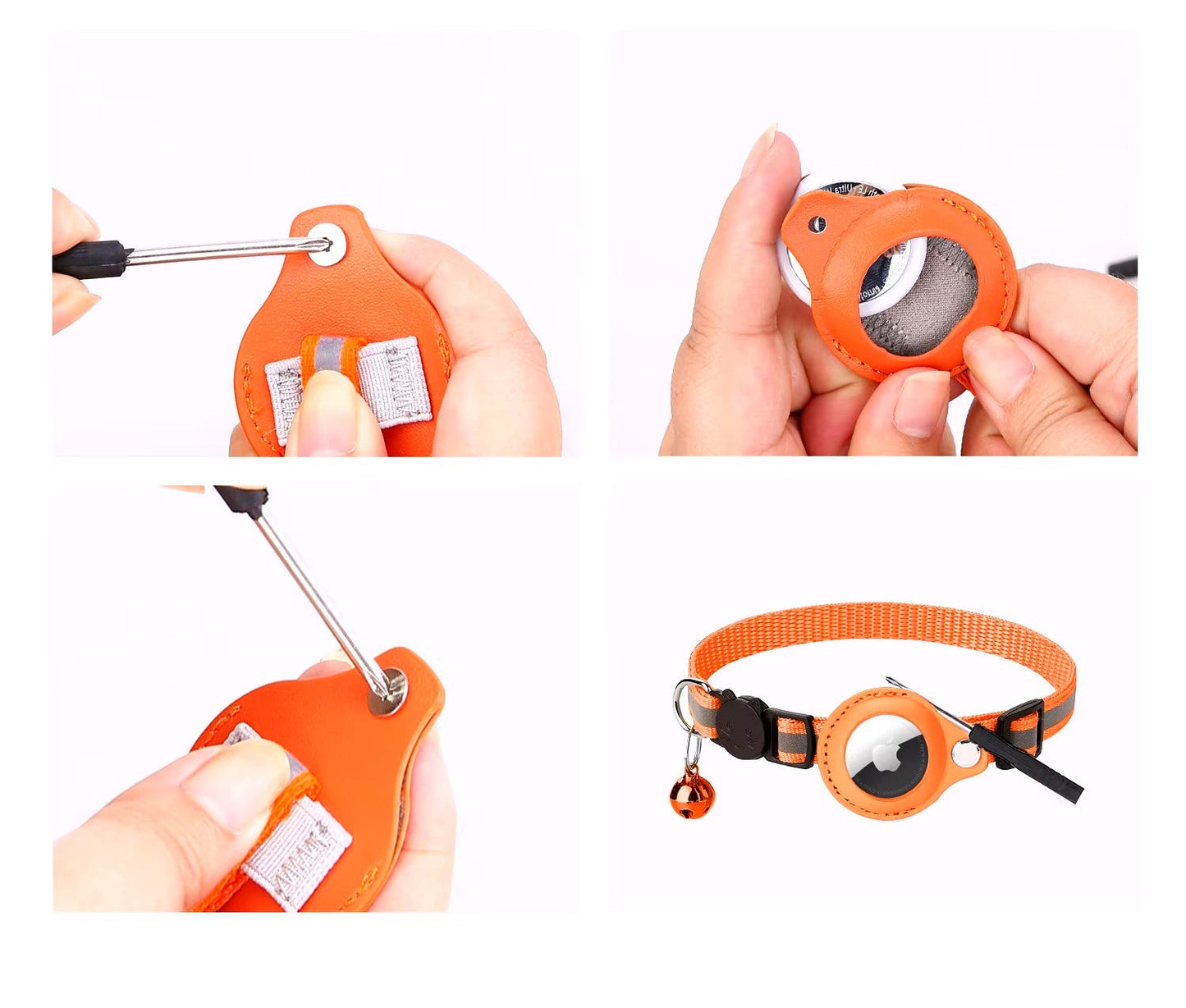 Pet AirTag Holder Collar – Anti-Loss for Cats & Dogs Harmony Pet Supplies Scarborough