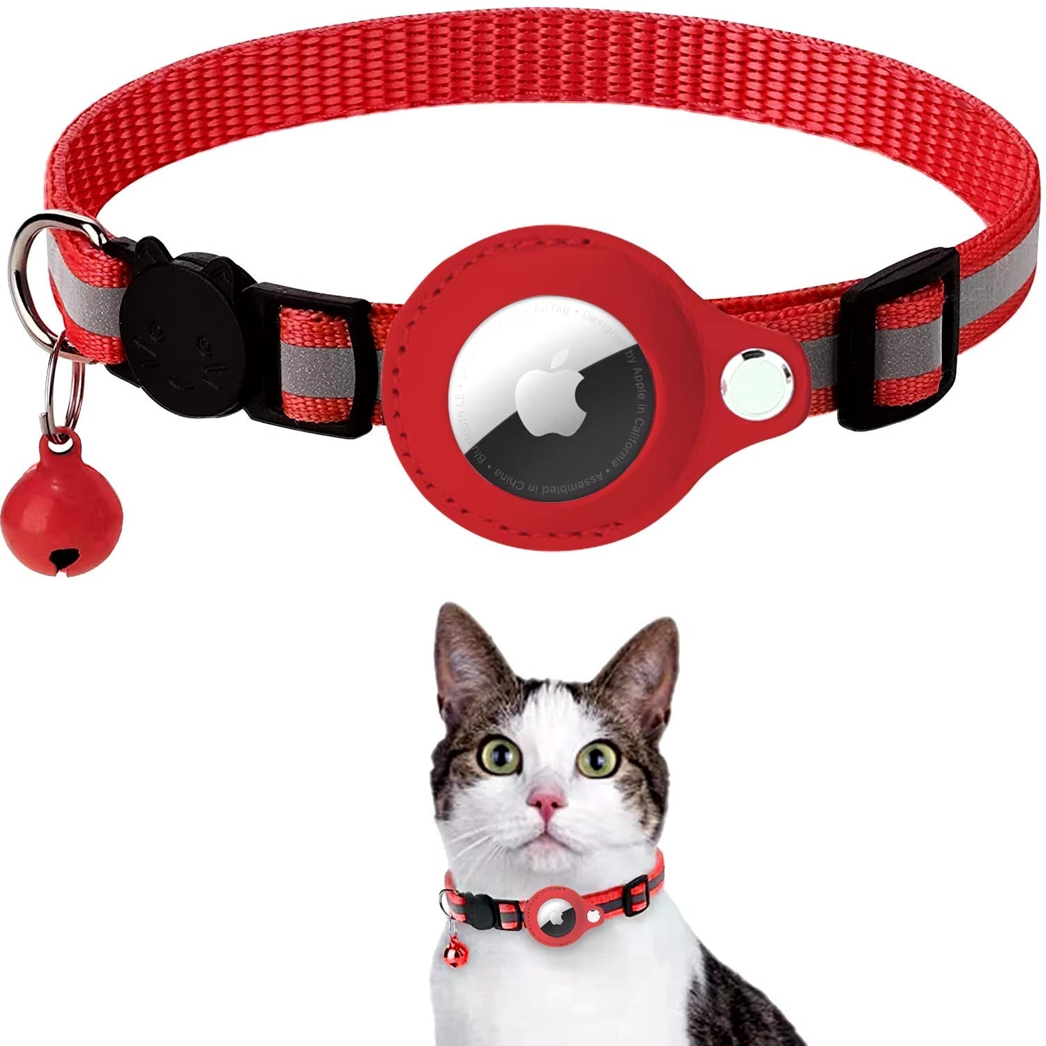Pet AirTag Holder Collar – Anti-Loss for Cats & Dogs Harmony Pet Supplies Scarborough