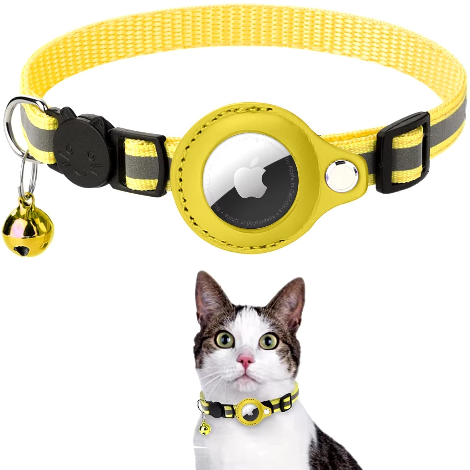Pet AirTag Holder Collar – Anti-Loss for Cats & Dogs Harmony Pet Supplies Scarborough