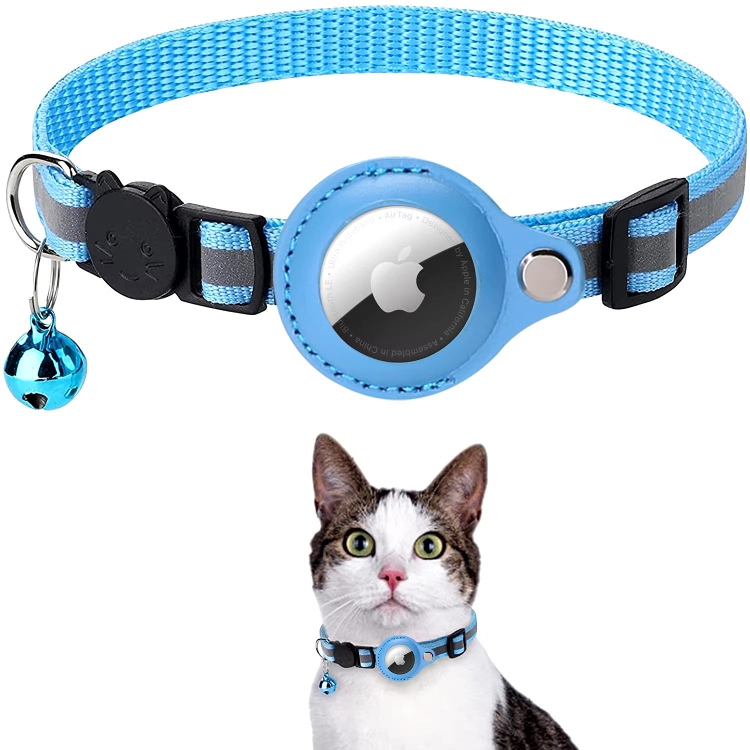 Pet AirTag Holder Collar – Anti-Loss for Cats & Dogs Harmony Pet Supplies Scarborough