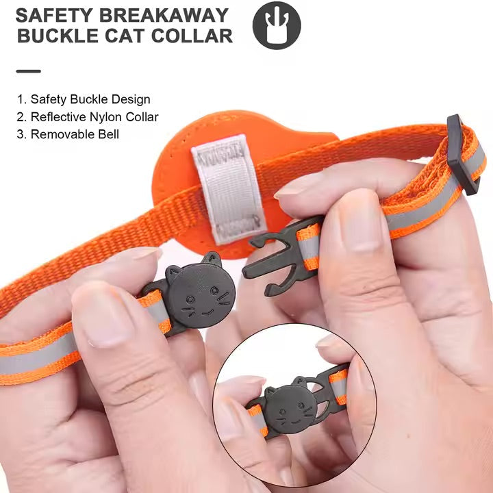 Pet AirTag Holder Collar – Anti-Loss for Cats & Dogs Harmony Pet Supplies Scarborough