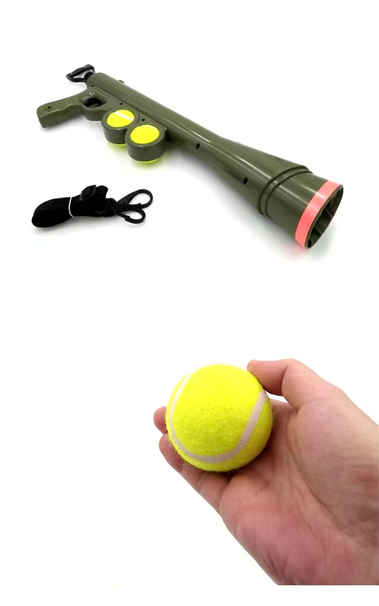 Interactive Dog Toy – Ball Launcher with Tennis Ball Harmony Pet Supplies Scarborough