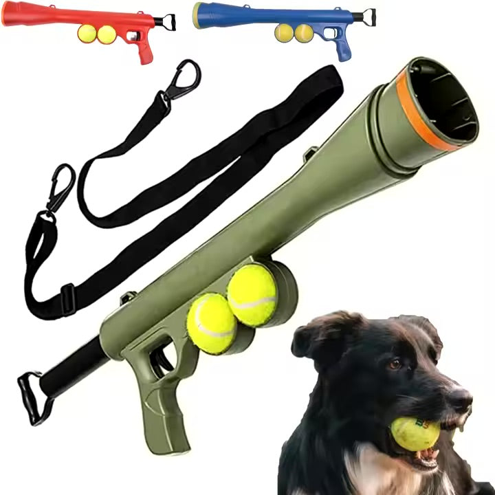 Interactive Dog Toy – Ball Launcher with Tennis Ball Harmony Pet Supplies Scarborough