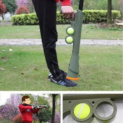 Interactive Dog Toy – Ball Launcher with Tennis Ball Harmony Pet Supplies Scarborough