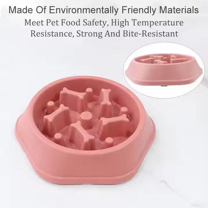 Slow Feeder Dog Bowl – Bone-Shaped for Healthy Eating Harmony Pet Supplies Scarborough