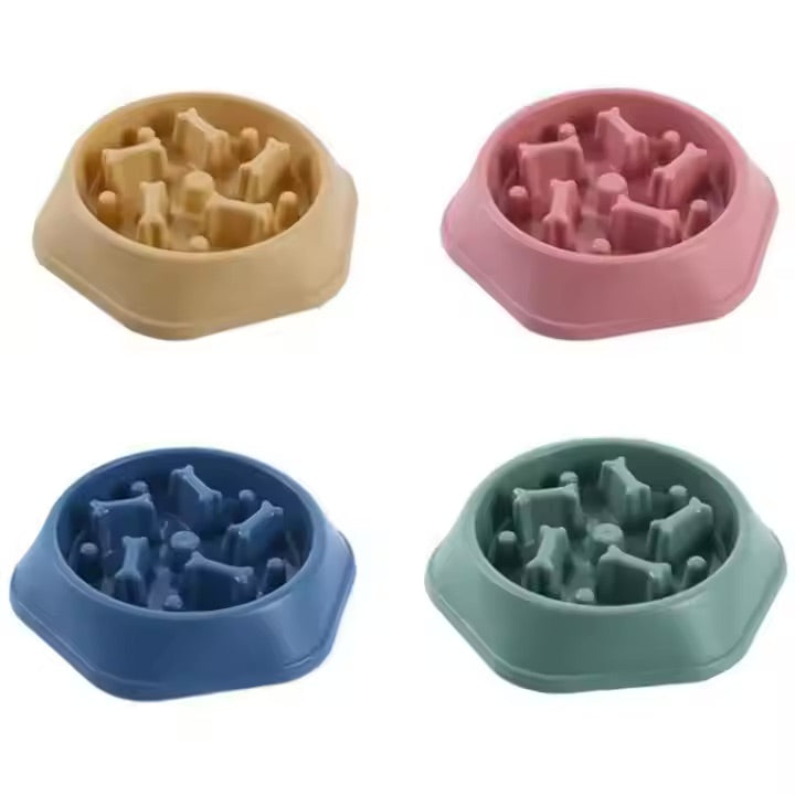 Slow Feeder Dog Bowl – Bone-Shaped for Healthy Eating Harmony Pet Supplies Scarborough
