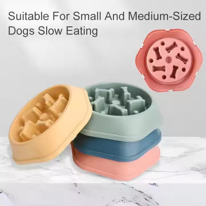 Slow Feeder Dog Bowl – Bone-Shaped for Healthy Eating Harmony Pet Supplies Scarborough