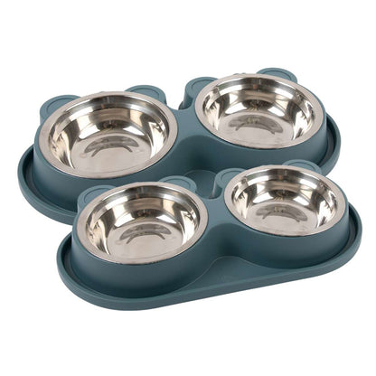 Dual Stainless Eared Dish