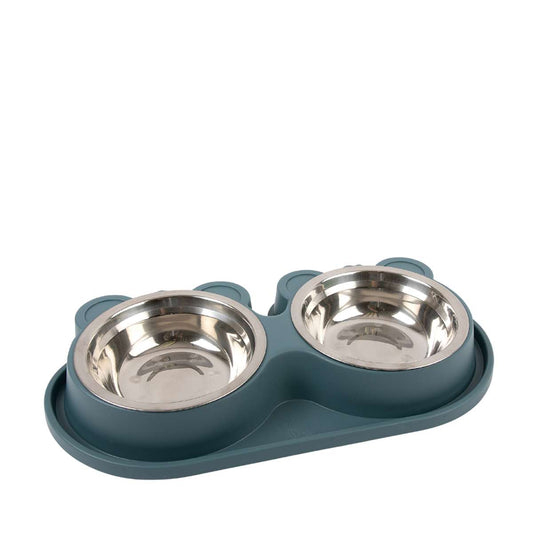 Dual Stainless Eared Dish