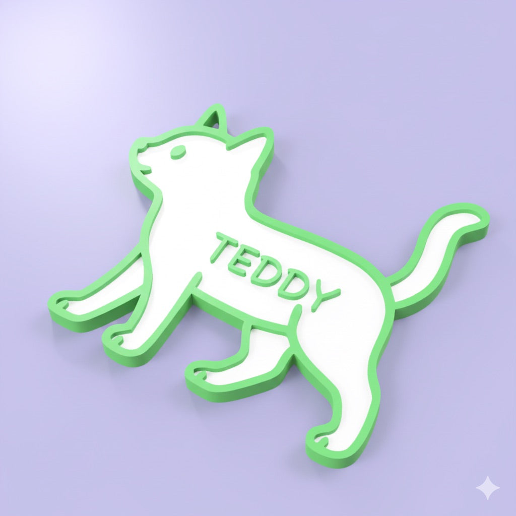 Personalized Pet Name and Number Tag with Swivel Snap Hook Harmony Pet Supplies Scarborough