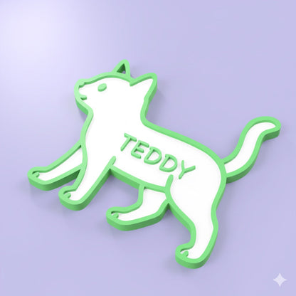 Personalized Pet Name and Number Tag with Swivel Snap Hook Harmony Pet Supplies Scarborough