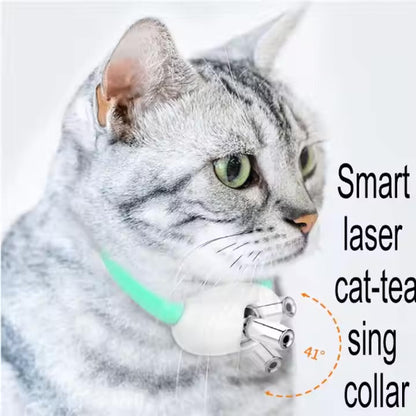 Smart Laser Cat Collar – Interactive Toy for Active Play Harmony Pet Supplies Scarborough