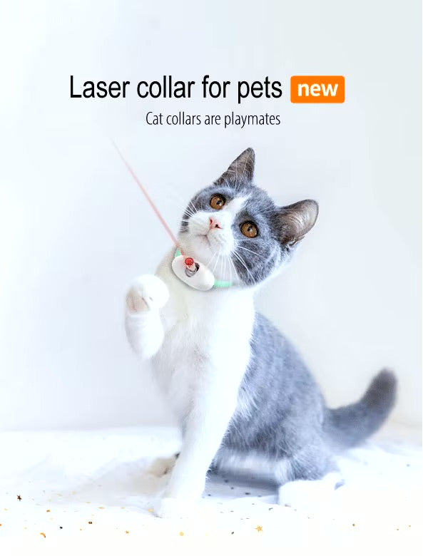 Smart Laser Cat Collar – Interactive Toy for Active Play Harmony Pet Supplies Scarborough