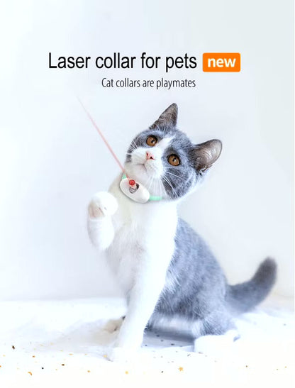 Smart Laser Cat Collar – Interactive Toy for Active Play Harmony Pet Supplies Scarborough