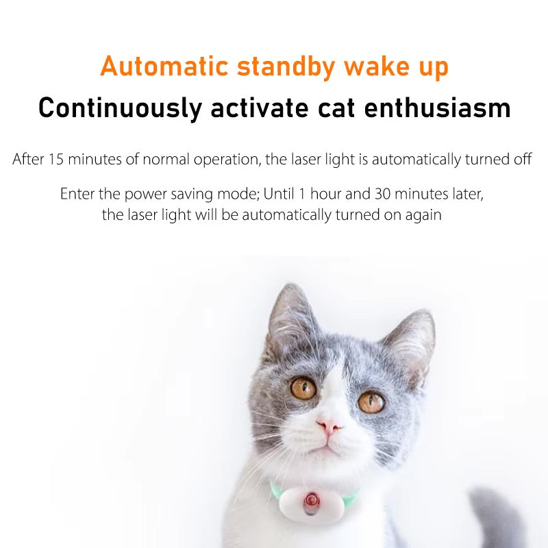 Smart Laser Cat Collar – Interactive Toy for Active Play Harmony Pet Supplies Scarborough