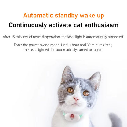 Smart Laser Cat Collar – Interactive Toy for Active Play Harmony Pet Supplies Scarborough