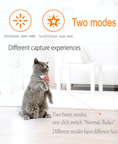 Smart Laser Cat Collar – Interactive Toy for Active Play Harmony Pet Supplies Scarborough