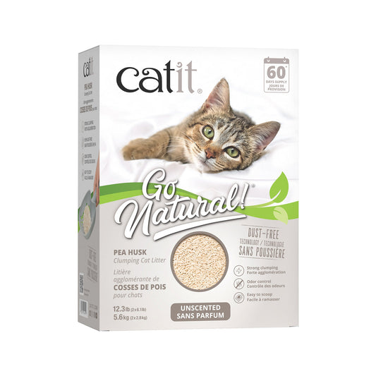 Catit Go Natural Pea Husk Litter - Unscented Harmony Pet Supplies Scarborough