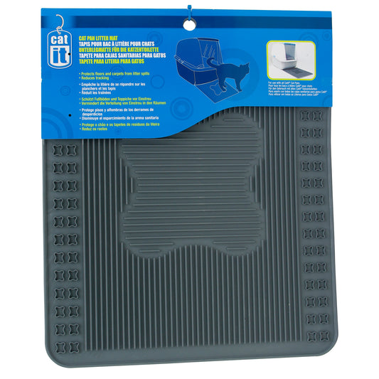 Catit clean litter mat with blue packaging on a white background at Harmony Pet Supplies, Scarborough