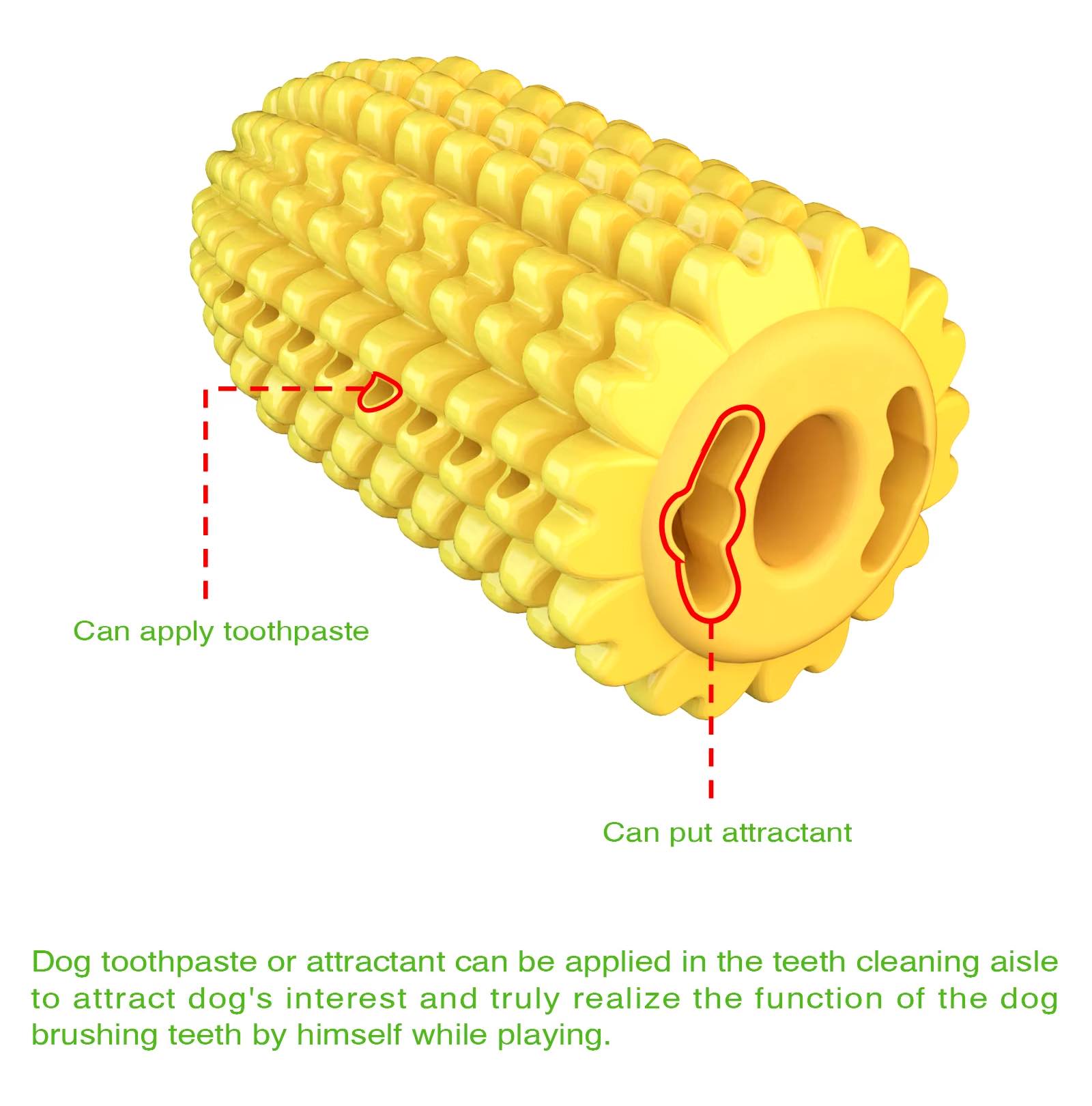Indestructible Chew Toy for Aggressive Chewers Dog – Corn-Shaped Harmony Pet Supplies Scarborough