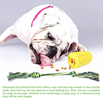 Indestructible Chew Toy for Aggressive Chewers Dog – Corn-Shaped Harmony Pet Supplies Scarborough