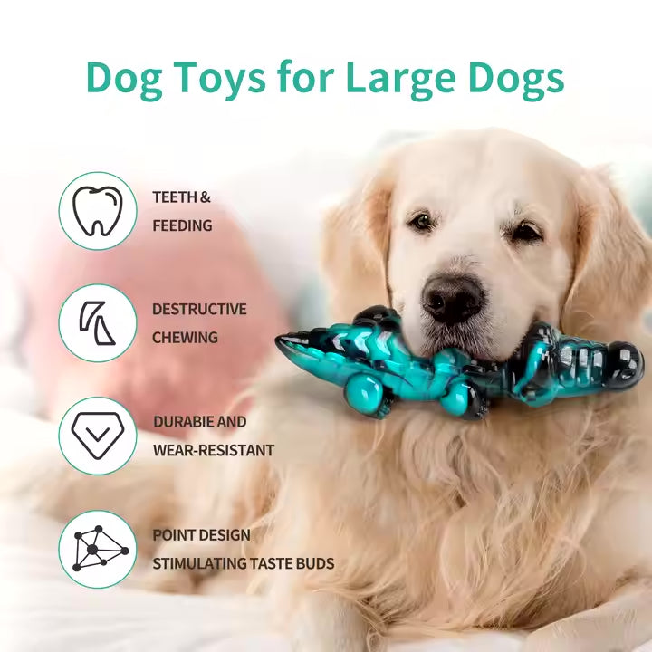Croc‑Style Heavy‑Duty Chew Toy for Aggressive‑Chewer Dogs; Built to Last Harmony Pet Supplies Scarborough