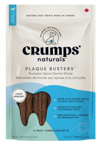 Crumps Plaque Busters With Pumpkin Spice - Dog Dental Sticks