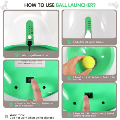 Automatic Interactive Ball Launcher Toy for Dogs Harmony Pet Supplies Scarborough