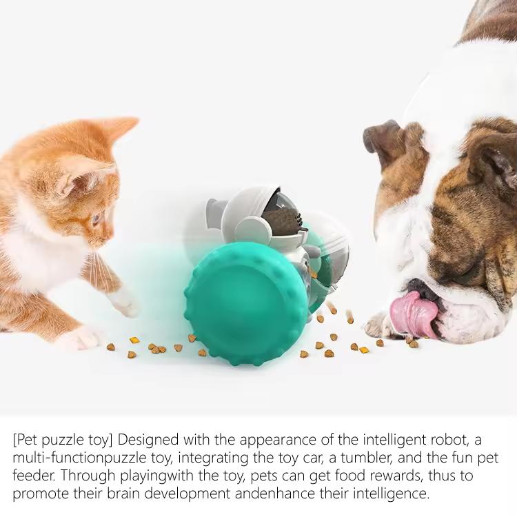 Interactive Robot Slow Feeder Toy – For Dogs & Cats Harmony Pet Supplies Scarborough