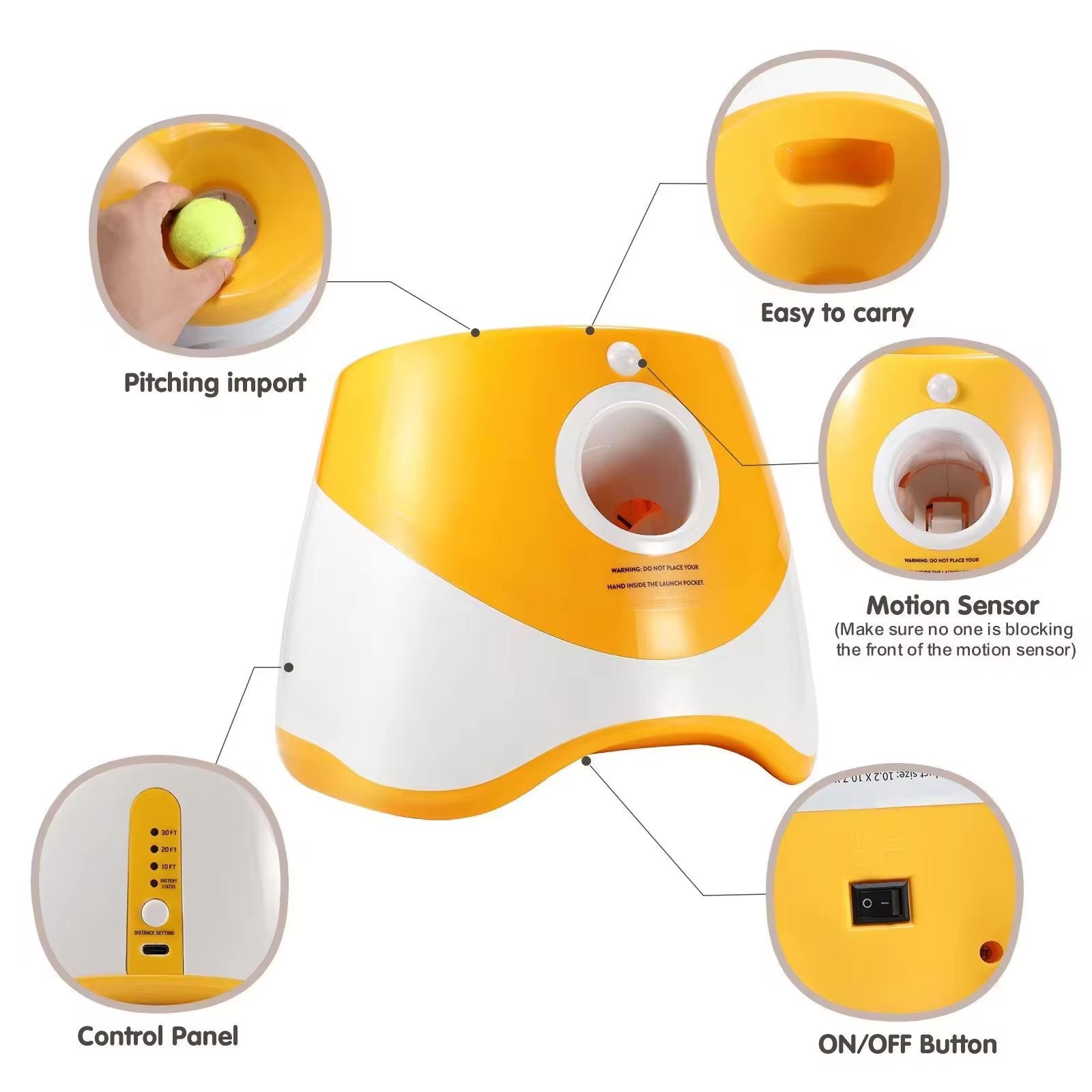 Automatic Interactive Ball Launcher Toy for Dogs Harmony Pet Supplies Scarborough