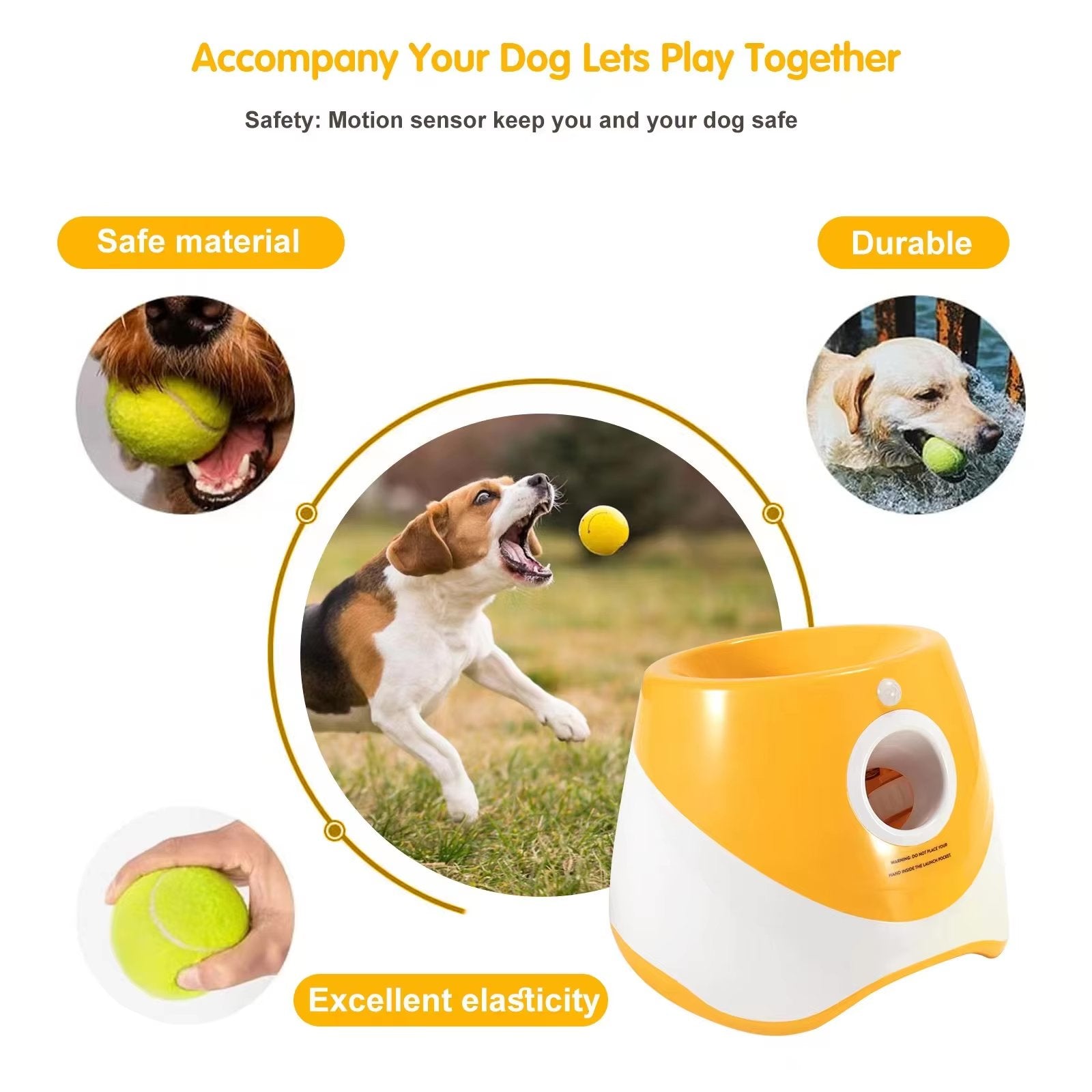 Automatic Interactive Ball Launcher Toy for Dogs Harmony Pet Supplies Scarborough