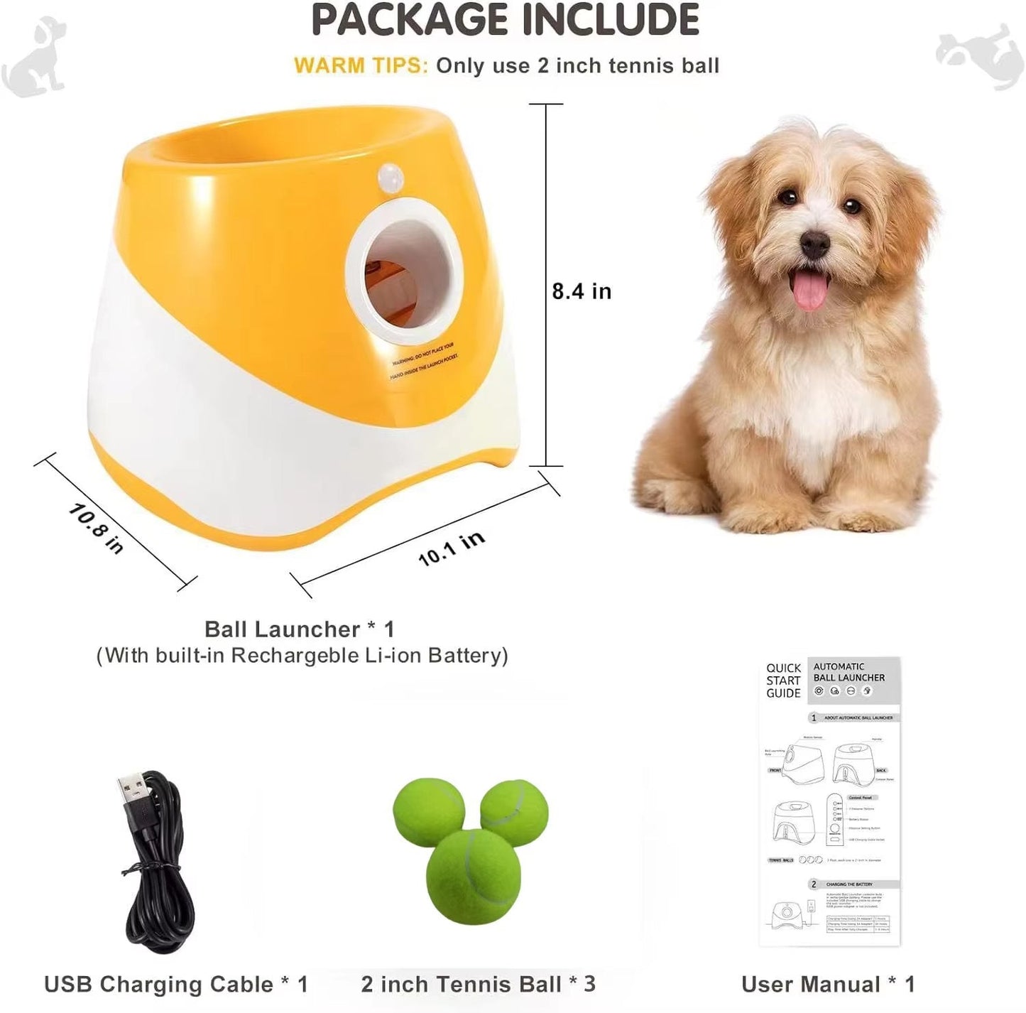 Automatic Interactive Ball Launcher Toy for Dogs Harmony Pet Supplies Scarborough