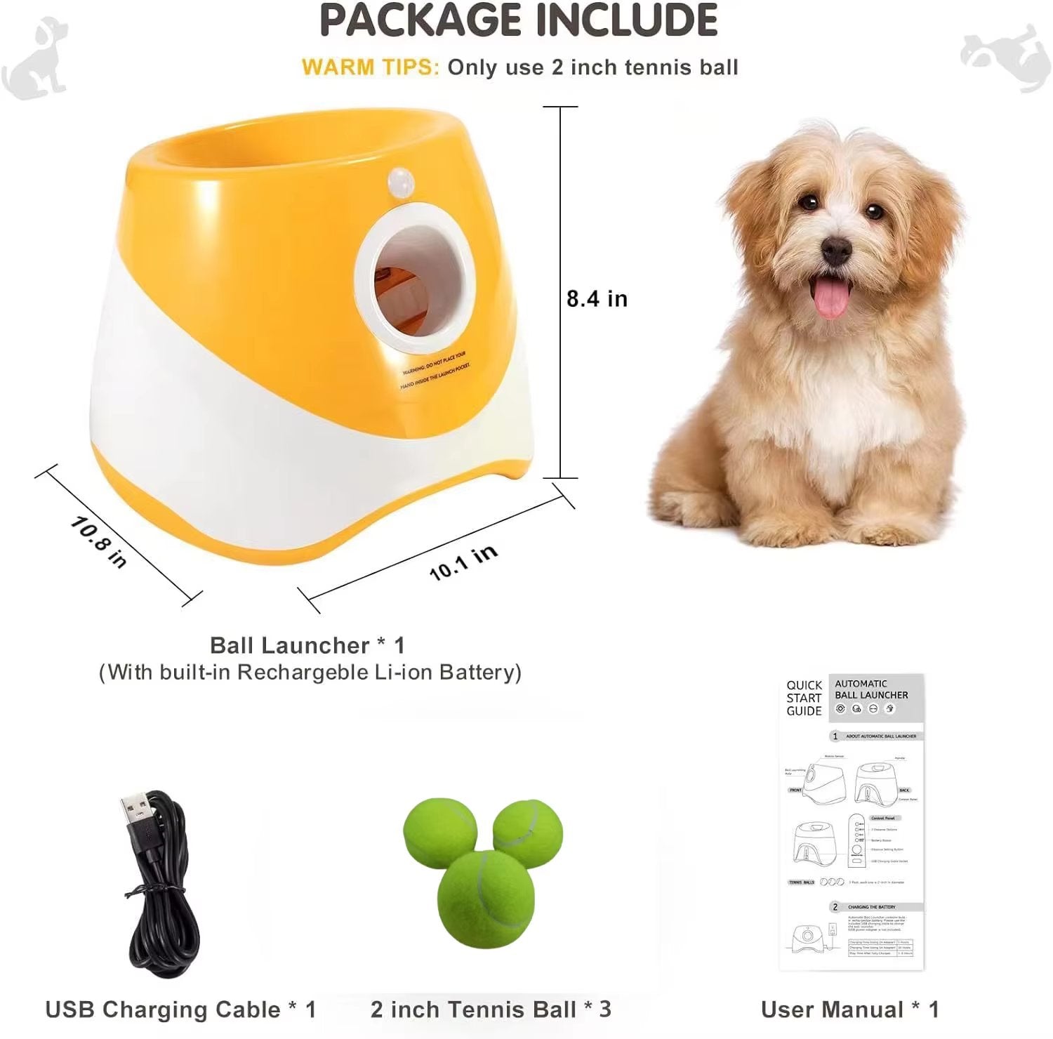 Automatic Interactive Ball Launcher Toy for Dogs Harmony Pet Supplies Scarborough