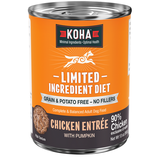 Koha limited ingredient diet Chicken Dog Front
