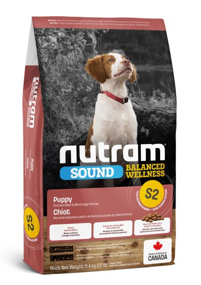 Nutram Sound (S2) Puppy, Chicken and Whole Eggs Dog