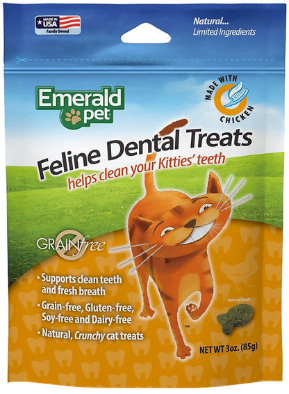 Emerald Pet - Feline Dental Treats- Chicken