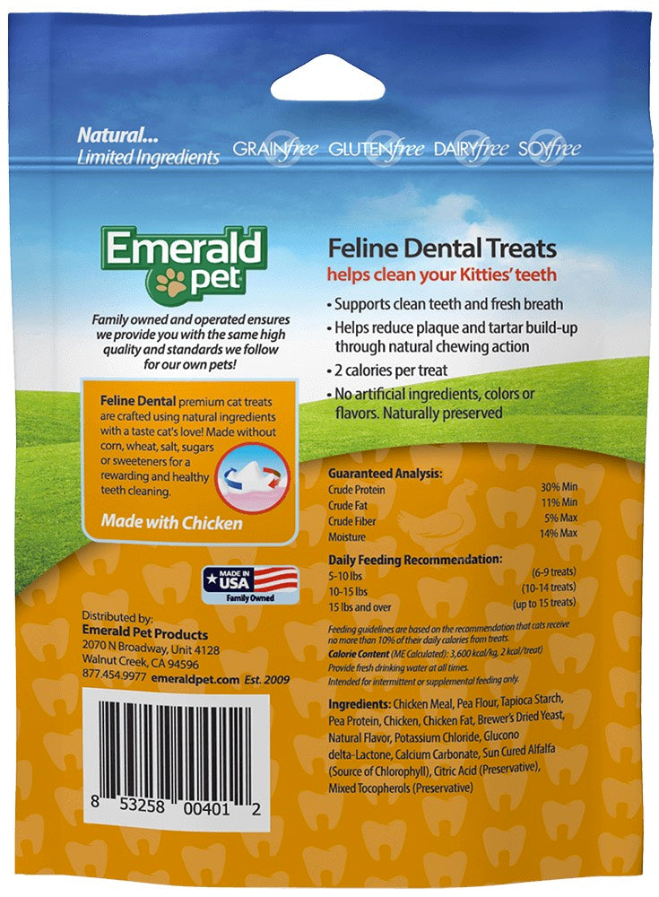 Emerald Pet - Feline Dental Treats- Chicken