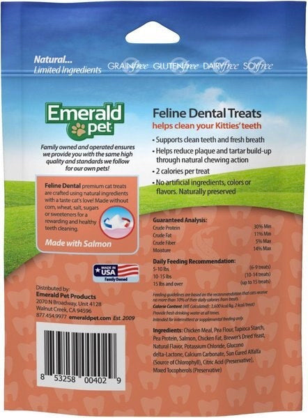 Emerald Pet - Feline Dental Treats - Salmon