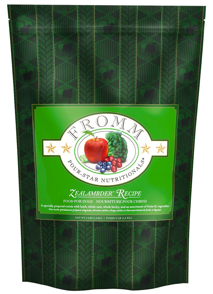 FrommFourStarNutritionals-ZealambderRecipe-DogFood Front