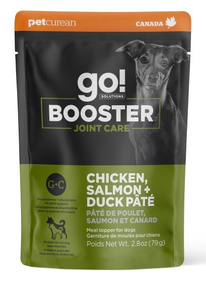Go! Booster Joint Care - Chicken, Salmon And Duck Pate - Meal Topper Dog Front