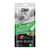 Zoë Smooth & Savory Lickable Cat Treats – Tuna - 4 pack