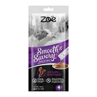 Zoë Smooth & Savory Lickable Cat Treats – Lamb - 4 pack
