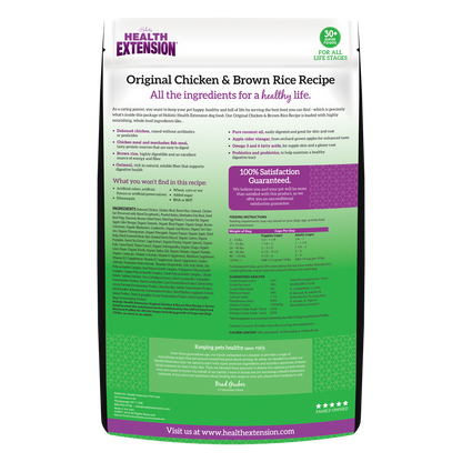 Health Extension - Original Chicken & Brown Rice Recipe