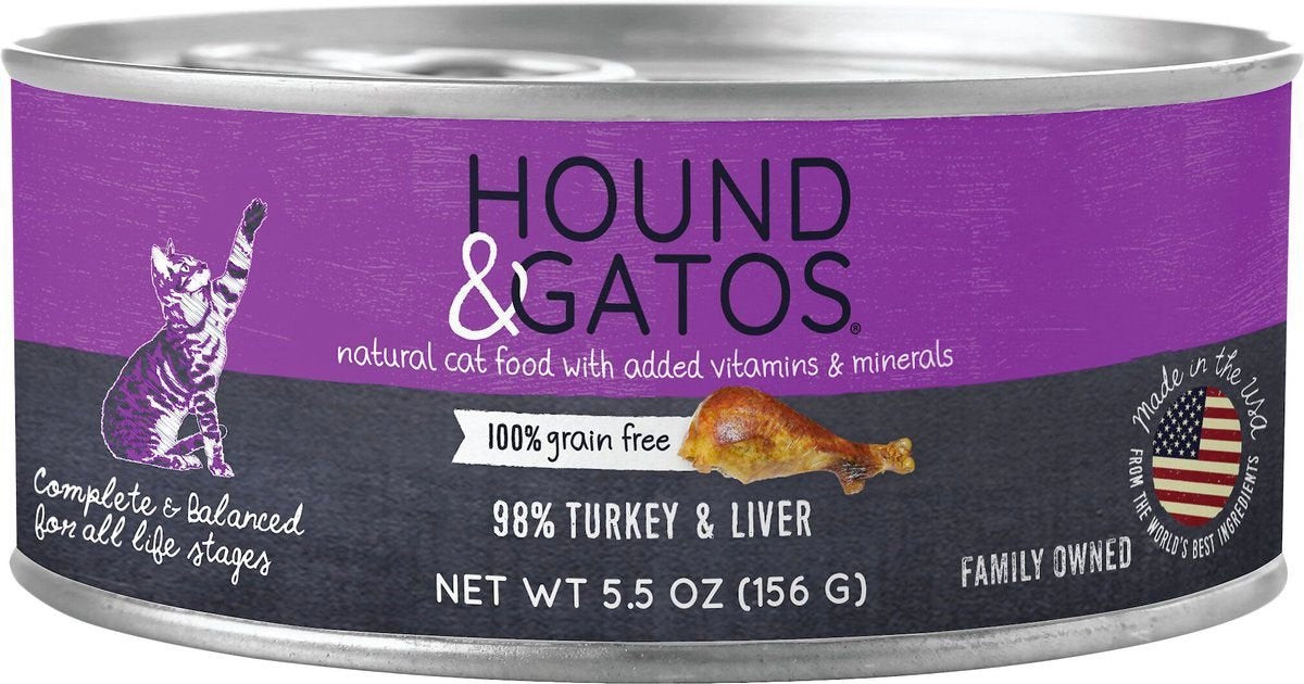 Hound & Gatos - Turkey Recipe - Cat Food