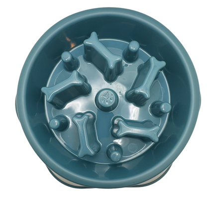 Slow Feeder Dog Bowl – Bone-Shaped for Healthy Eating Harmony Pet Supplies Scarborough