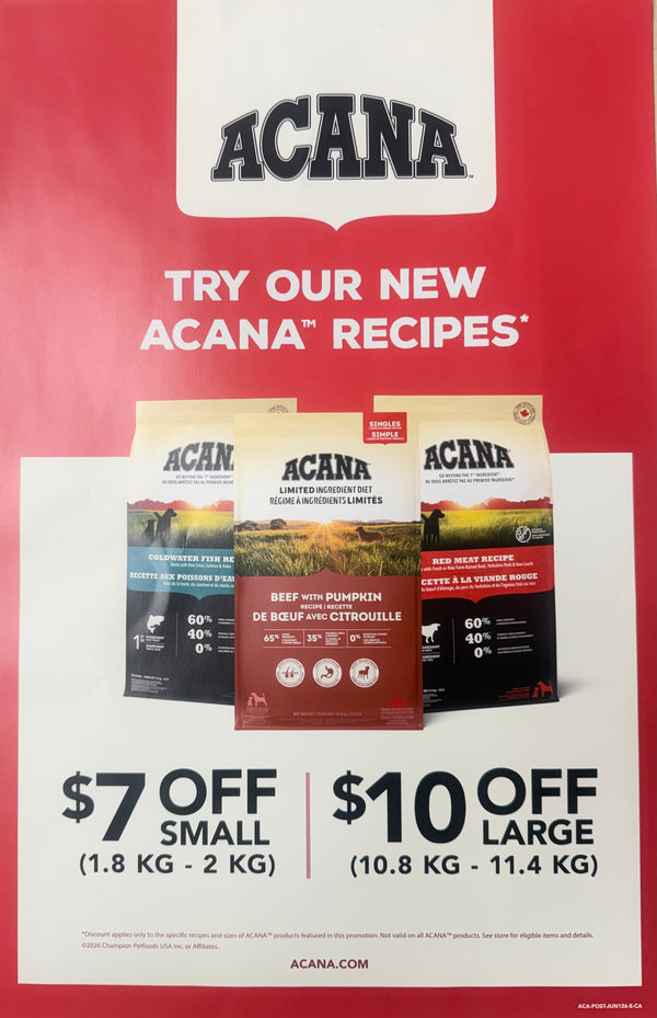 Acana - New Recipes!