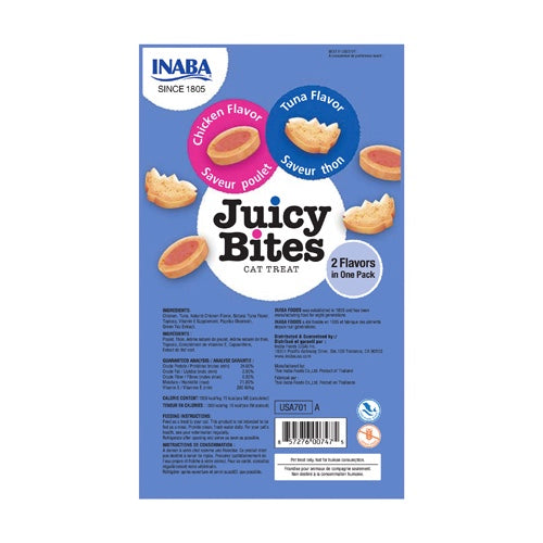 Inaba - Chicken/Tuna Juicy Bites - Cat Treat Back