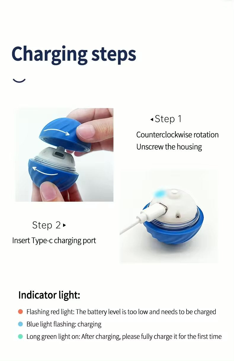 Vibrating Dog Ball Toy for Dogs & Cats – Interactive Bouncing Harmony Pet Supplies Scarborough