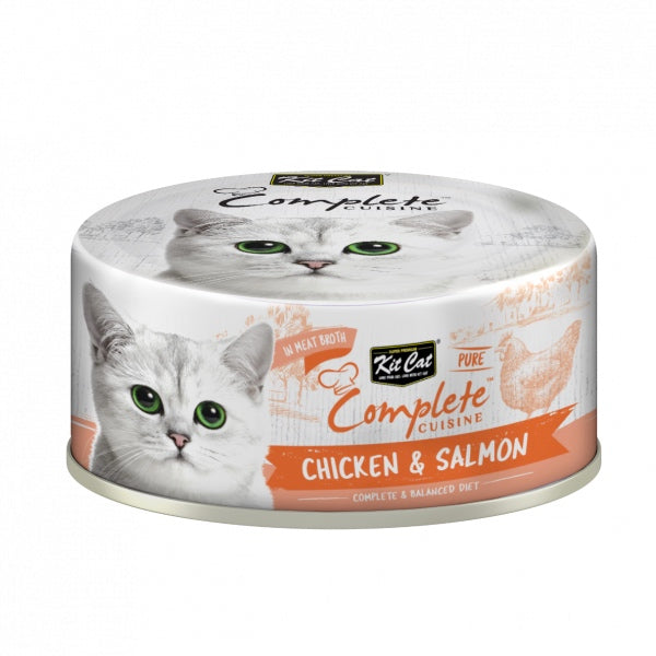 Kit Cat - Chicken and Salmon in Broth - Cat Food