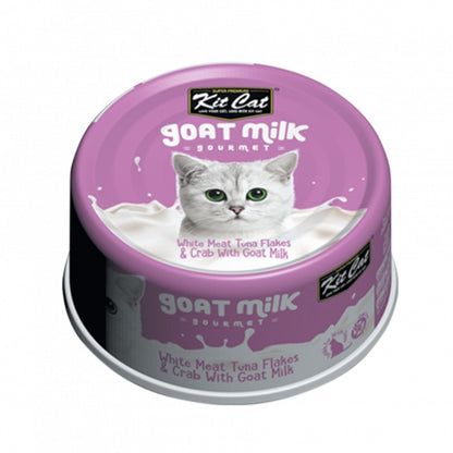 Kit Cat - Tuna & Crab with Goat Milk - Cat Food